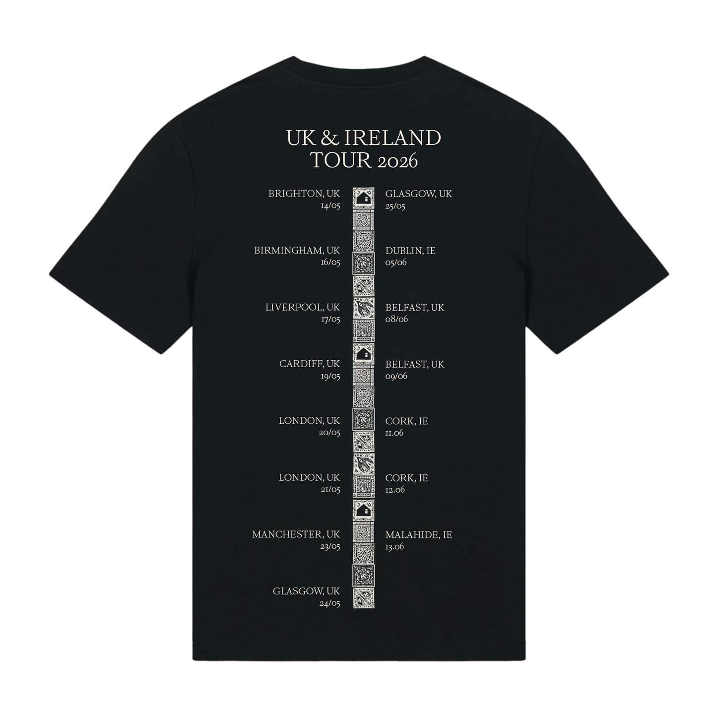 2026 UK + IE Tour Tee