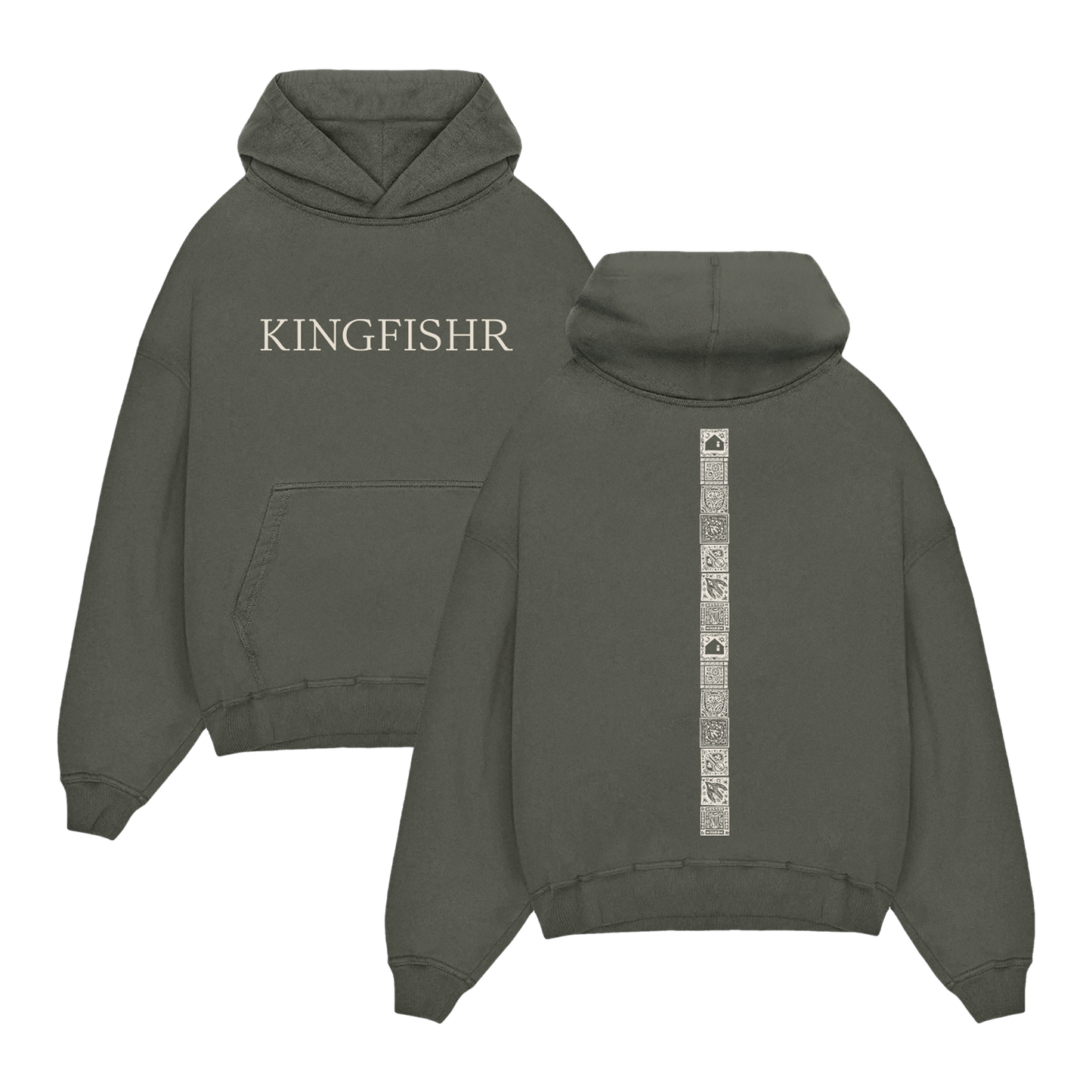 Lino Spine Hoodie Hood